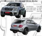Mercedes ML W164 Wide Body Bodykits 