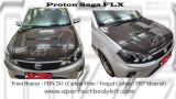 Proton Saga FLX Front Bonnet (Carbon Fibre / Forged Carbon / FRP Material)