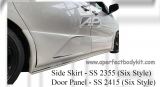 Toyota Estima Side Skirt & Door Panel (Six Style) 