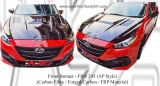 Mazda 3 2014 - 2018 AP Style Front Bonnet (Carbon Fibre / Forged Carbon / FRP Material)/