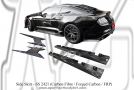 Ford Mustang Side Skirt (Carbon Fibre / Forged Carbon / FRP Material) 
