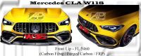 Mercedes CLA W118 CLA 45 Front Lip (Carbon Fibre / Forged Carbon / FRP Material) 