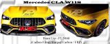 Mercedes CLA W118 CLA 45 Front Lip (Carbon Fibre / Forged Carbon / FRP Material) 