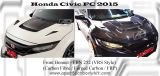 Honda Civic FC 2015 VRS Style Front Bonnet (Carbon Fibre / Forged Carbon)
