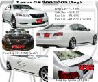 Lexus GS300 Facelift Ing Style Front Lip, Side Skirt, Rear Lip, Rear Spoiler 