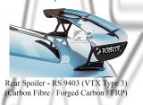 Mitsubishi Evo X GT Wing Rear Spoiler (VTX Type 3) (Carbon Fibre / Forged Carbon / FRP Material) 