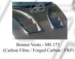 Mazda RX8 Bonnet Vents (Ame Style) (Carbon Fibre / Forged Carbon / FRP Material)