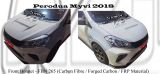 Perodua Myvi 2018 Front Bonnet (Carbon Fibre / Forged Carbon / FRP Material)