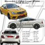 Mercedes C Class Coupe W204 Wide Body Bumperkits 