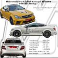 Mercedes C Class Coupe W204 Wide Body Bumperkits 