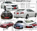 Lexus GS300 2005 Ing Facelift Style Front Lip, Side Skirt, Rear Lip, Rear Spoiler 