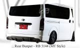 Toyota Hiace MT Style Rear Bumper 