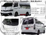 Toyota Hiace Lambo Style Bumperkits 