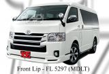 Toyota Hiace High Roof MDLT Style Front Lip 