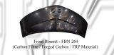 Toyota Estima 2012 Front Bonnet (Carbon Fibre / Forged Carbon / FRP Material) 