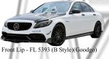 Mercedes C Class W205 B Style  Front Lip (Carbon Fibre / Forged Carbon / FRP Material) 