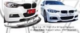BMW 3 Series G30 Front Lip (For M Sport Bumper) (Carbon Fibre / Forged Carbon / FRP Material) 