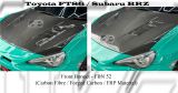 Toyota FT86 Front Bonnet (Carbon Fibre / Forged Carbon / FRP Material) 