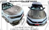 Honda Civic FE 2022 MG Style Front Bonnet (Carbon Fibre / Forged Carbon / FRP Material) 