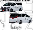 Toyota Alphard 2018 MZ Style Bodykits 