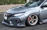 honda civic FC Type R fk8 front lip diffuser abs pp material add on performance new look new set