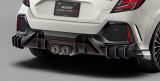 honda civic FC Type R mugen rear diffuser abs pp material add on performance new look new set
