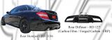 Mercedes C Class W204 AM Black Style Rear Bumper & Rear Diffuser (Carbon Fibre / Forged Carbon / FRP) 