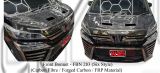 Toyota Vellfire 2018 Six Style Front Bonnet (Carbon Fibre / Forged Carbon / FRP Material) 