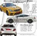 Mercedes C Class Coupe W204 Bumperkits 