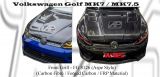 Volkswagen MK7 / MK7.5 Aspe Style Front Grill (Carbon Fibre / Forged Carbon / FRP Material) 