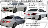 BMW 5 Series F10 WLD Style Front Bumper, Side Skirt, Rear Bumper, Rear Spoiler, Roof Spoiler