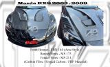 Mazda RX8 Front Bonnet (Ame Style), Bonnet Vents, Fender Vents (Carbon Fibre / Forged Carbon / FRP M