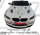 BMW 3 Series E92 Front Bonnet (Carbon Fibre / Forged Carbon / FRP Material)