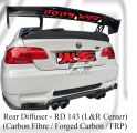 BMW 3 Series E92 Rear Diffuser (L&R Center) (For M3 Rear Bumper) (Carbon Fibre / Forged Carbon / FRP Material)