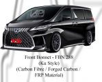 Lexus LM350 Front Bonnet (Ku Style)(Carbon Fibre / Forged Carbon / FRP Material)
