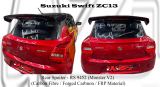 Suzuki Swift ZC13 Rear Spoiler (Monster V2) (Carbon Fibre / Forged Carbon / FRP Material)