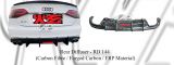 Audi A4 B8 Rear Diffuser (Carbon Fibre / Forged Carbon / FRP Material)