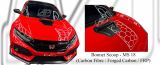 Honda Civic FK8 Front Bonnet Scoop (Carbon Fibre / Forged Carbon / FRP Material)