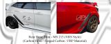 Honda Civic FK8 VRS Style Rear Door Trim (Carbon Fibre / Forged Carbon / FRP Material)