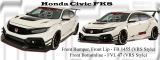 Honda Civic FK8 VRS Style Front Bumper, Front Lip, Front Bottomline