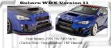 Subaru WRX Version 11 Front Bonnet (VRS Style) (Carbon Fibre / Forged Carbon / FRP Material)