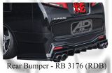 Toyota Alphard 2018 Ku Style Rear Bumper 