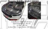 Honda HRV / Veszel 2022 AP Style Front Bonnet, Bonnet Cover, Air Vent (Carbon Fibre / Forged Carbon 