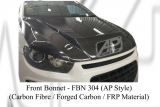 Volkswagen Scirocco AP Style 2 Front Bonnet (Carbon Fibre / Forged Carbon / FRP Material)