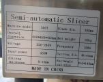 SEMI AUTO MEAT SLICER 12"