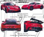 Porsche Carrera 911 992 2020 CMS Style Front Lip, Side Skirt, Rear Lip (Carbon Fibre / Forged Carbon