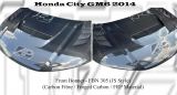 Honda City 2014 GM6 Front Bonnet (JS Style) (Carbon Fibre / Forged Carbon / FRP Material)