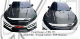 Honda Civic FC 2015 Front Bonnet (Carbon Fibre / Forged Carbon / FRP Material) 