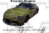 Toyota Supra Front Lip (Carbon Fibre / Forged Carbon / FRP Material)