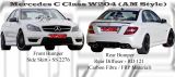 Mercedes C Class W204 AM Style Rear Diffuser (Carbon Fibre / FRP Material) 